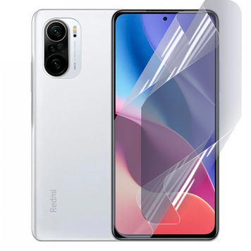 Плёнка гидрогелевая для Xiaomi Redmi K40 глянцевая противоударная на сяоми редми к40 прозрачная 0003442 фото