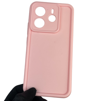 Чехол силиконовый Soft Touch для Xiaomi Redmi Note 14 4G EU розовый (Полная защита камеры) 0040025 фото