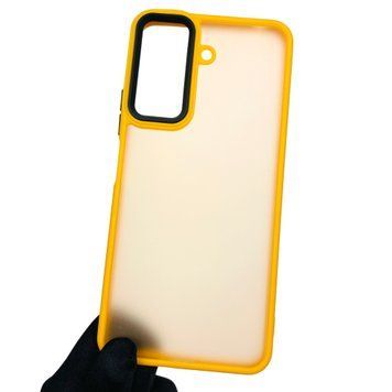Чехол для Xiaomi POCO C65 противоударный матовый с высокими бортами на сяоми поко с65 оранжевый 0001728 фото