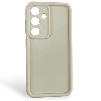 Чехол силиконовый Soft Touch для Samsung Galaxy S25 молочный (Полная защита камеры) 0054179 фото