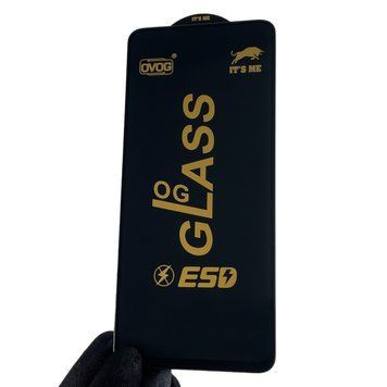 Защитное стекло 6D OG для телефона Xiaomi Redmi Note 11S противоударное на сяоми редми нот 11с чёрное 0002788 фото