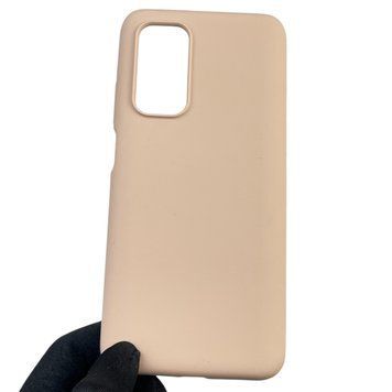Чохол для Xiaomi Mi 10T Pro силіконовий з мікрофіброю нековзний на сяомі мі 10т про пудровий 0032429 фото