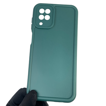 Чохол силіконовий Soft Touch для Samsung Galaxy M12 (SM-M127F) темно-зелений (Повний захист камери) 0039527 фото
