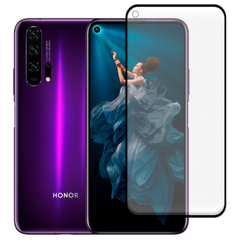 Захисне скло МАТОВЕ для телефона Honor 20 Pro протиударне повноекранне на хонор 20 про чорне 0038962 фото