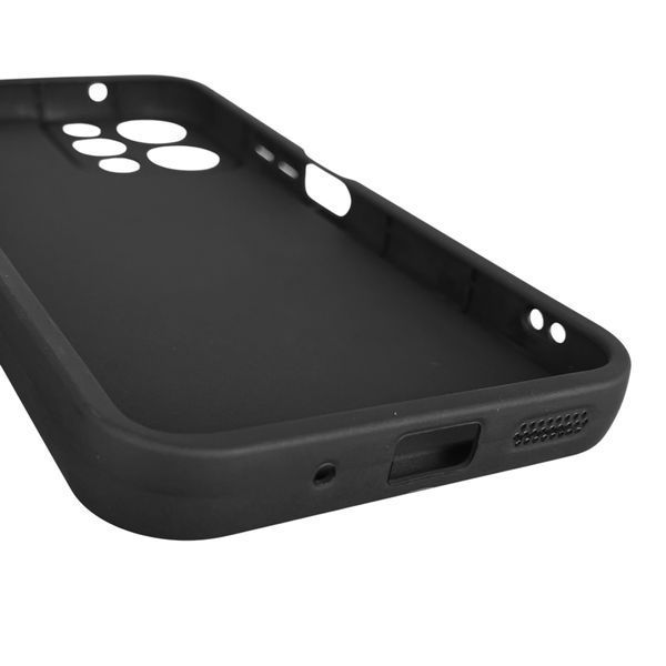 Чохол силіконовий оригінальний Soft Touch з 3D принтом кумедний тед ведмідик для Xiaomi Redmi 12 чорний (Повний захист камери) 0048845 фото