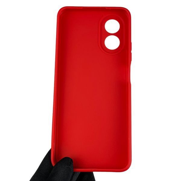 Чехол для OPPO A18 4G (CPH2591) с квадратными гранями с защитой камеры на оппо а18 красный 0002652 фото