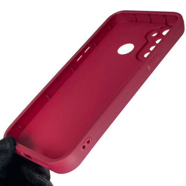 Чехол силиконовый Soft Touch с 3D принтом волшебной минни маус для Realme 5i бордовый (Полная защита камеры) 0050404 фото