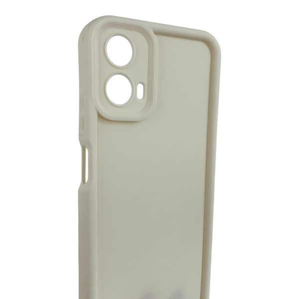 Чохол силіконовий Soft Touch для Motorola G34 молочний (Повний захист камери) 0054410 фото