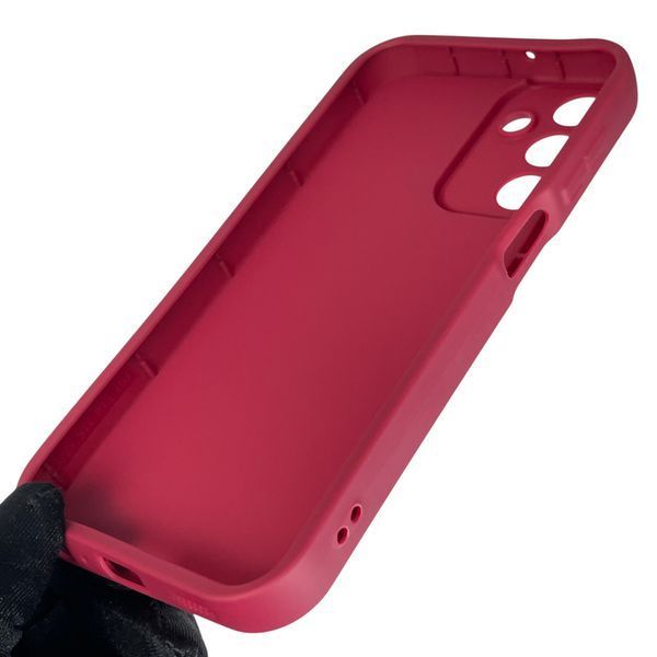 Чохол силіконовий Soft Touch з 3D принтом злого кота для Samsung Galaxy A15 (SM-A155M) бордовий (Повний захист камери) 0046981 фото