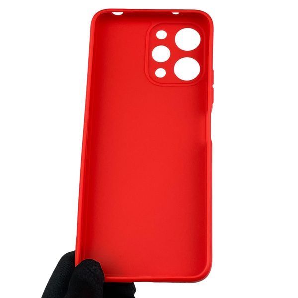Чехол для Xiaomi Redmi 12 4G с квадратными гранями с защитой камеры на сяоми редми 12 4г красный 0012739 фото