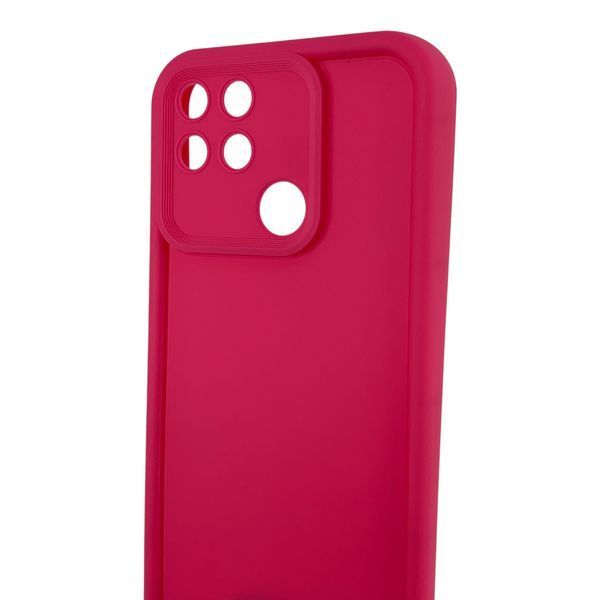 Чохол силіконовий Soft Touch для Realme Narzo 50A малиновий (Повний захист камери) 0054129 фото