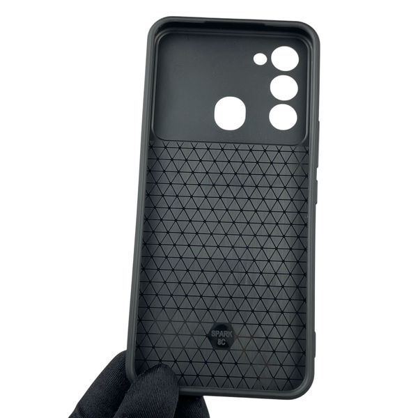 Чохол для Tecno Spark 8С (KG5k) броньований з кільцем-тримачем підставкою зі шторкою на техно спарк 8с темно-синій rg1 0015838 фото