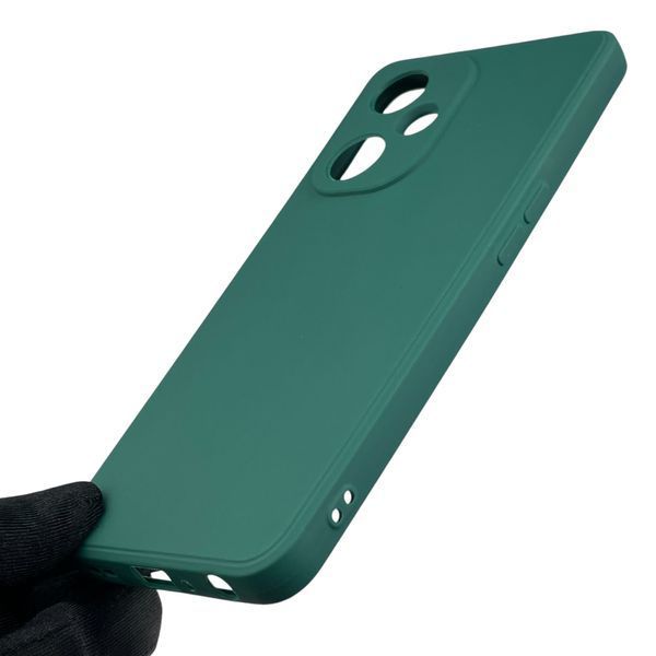 Чохол для OnePlus Nord CE 3 Lite з квадратними гранями із захистом камери на ванплас норс се 3 лайт зелений 0012382 фото