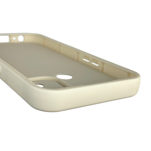 Чохол силіконовий Soft Touch для Oppo A32 молочний (Повний захист камери) 0039418 фото