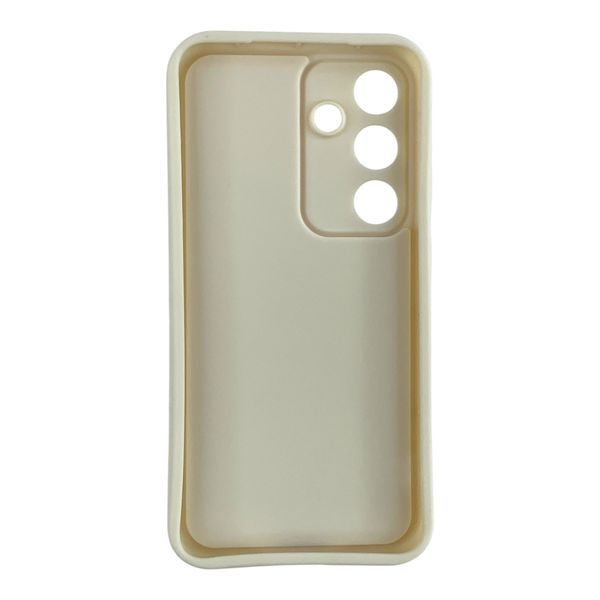 Чехол силиконовый Soft Touch для Samsung Galaxy S25 молочный (Полная защита камеры) 0054179 фото