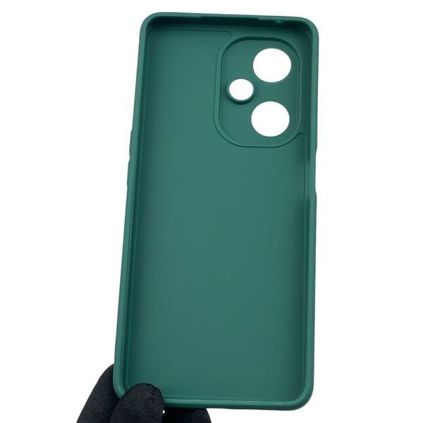 Чохол для OnePlus Nord CE 3 Lite з квадратними гранями із захистом камери на ванплас норс се 3 лайт зелений 0012382 фото