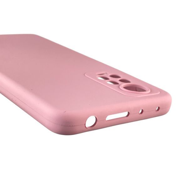 Чехол для Xiaomi Redmi Note 12 Pro 4G силиконовый с микрофиброй на сяоми редми нот 12 про 4г розовый 0032715 фото