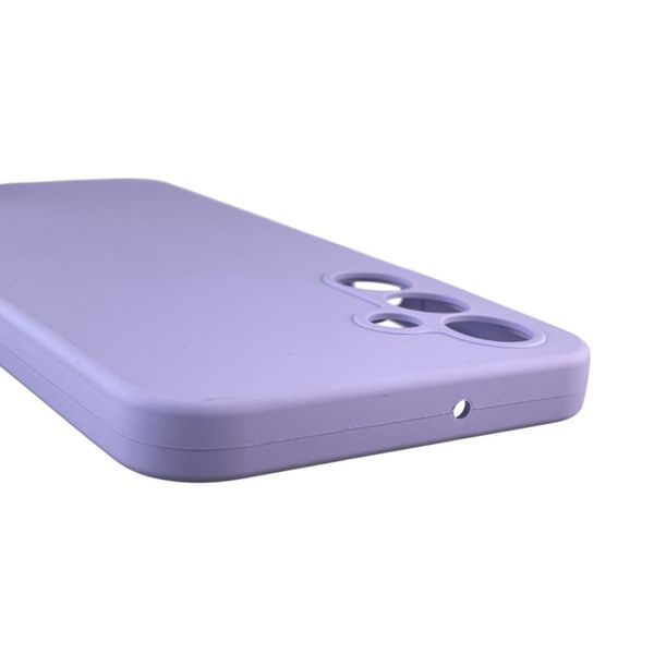 Чехол для Samsung Galaxy A16 (SM-A165) силиконовый с микрофиброй нескользящий на самсунг а16 сиреневый 0031848 фото