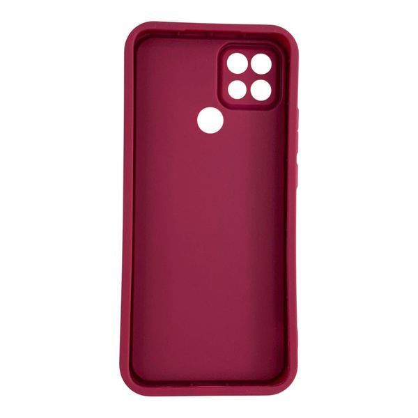 Чохол силіконовий Soft Touch для Oppo A15 бордовий (Повний захист камери) 0054299 фото