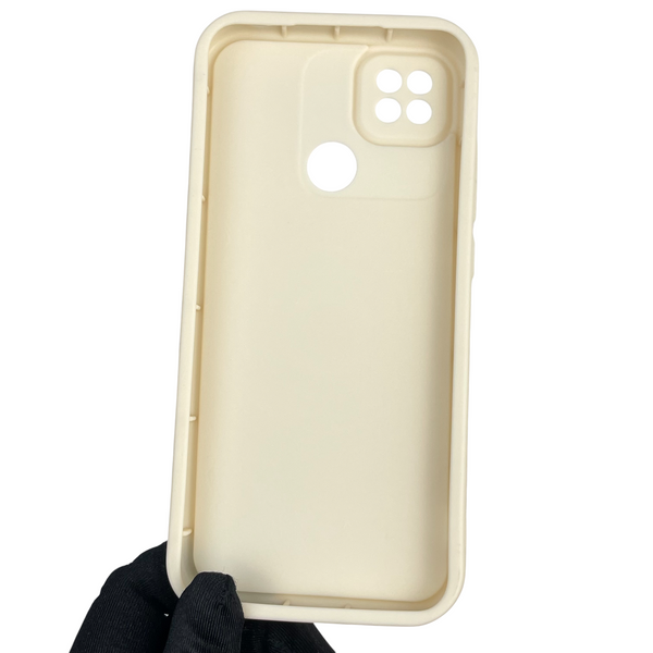 Чохол силіконовий Soft Touch з 3D принтом Майнкрафт для Xiaomi Redmi 10A молочний (Повний захист камери) 0041505 фото