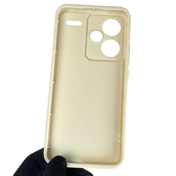 Чохол силіконовий Soft Touch з 3D принтом кумедний тед ведмідик для Xiaomi Redmi Note 13 Pro Plus молочний (Повний захист камери) 0049263 фото
