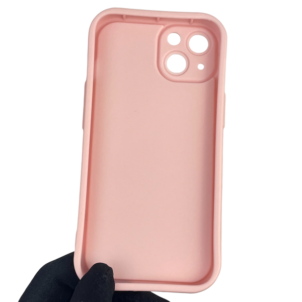 Чехол силиконовый Soft Touch для Apple iPhone 13 розовый (Полная защита камеры) 0039361 фото