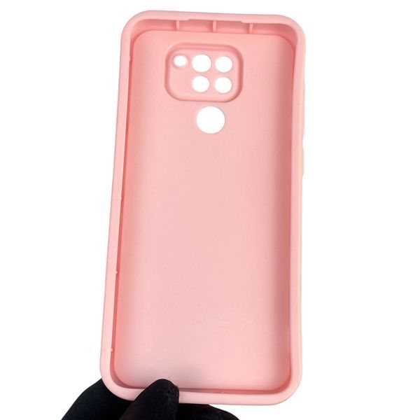 Чехол силиконовый оригинальный Soft Touch с 3D принтом смешного теда мишки для Xiaomi Redmi Note 9 розовый (Полная защита камеры) 0049096 фото