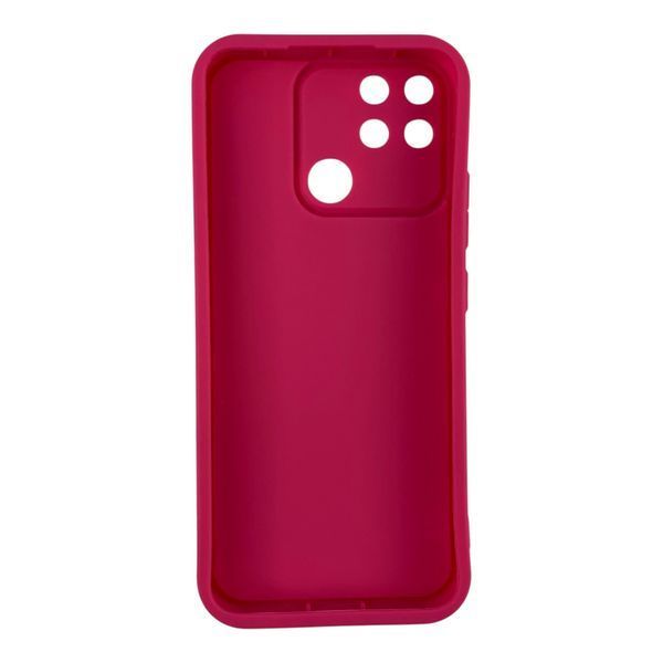 Чохол силіконовий Soft Touch для Realme Narzo 50A малиновий (Повний захист камери) 0054129 фото