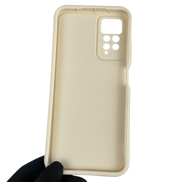 Чохол силіконовий Soft Touch з 3D принтом для Xiaomi Redmi Note 12 Pro молочний (Повний захист камери) 0040845 фото
