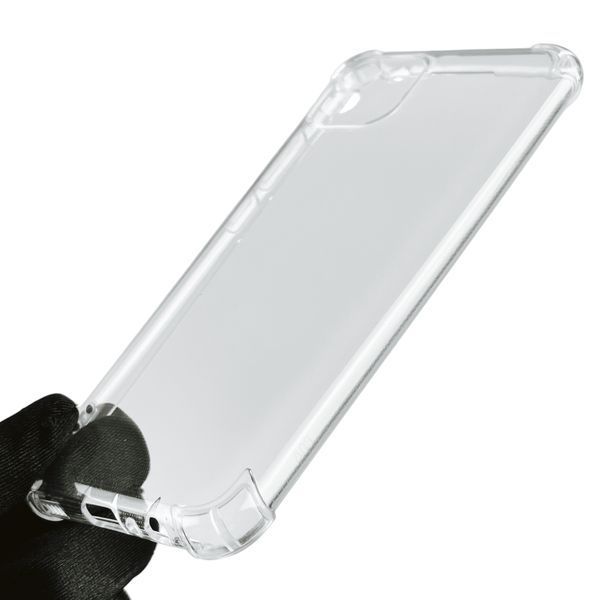 Чехол для Samsung Galaxy A03 (SM-A035F) с бронь углами выше экрана противоударный на самсунг а03 прозрачный 0007770 фото