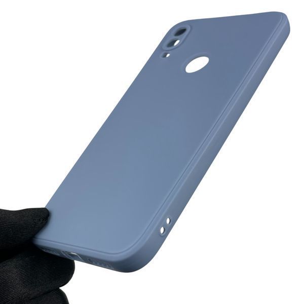 Чехол для Xiaomi Redmi Note 7 с квадратными гранями с защитой камеры на сяоми редми нот 7 голубой 0012889 фото