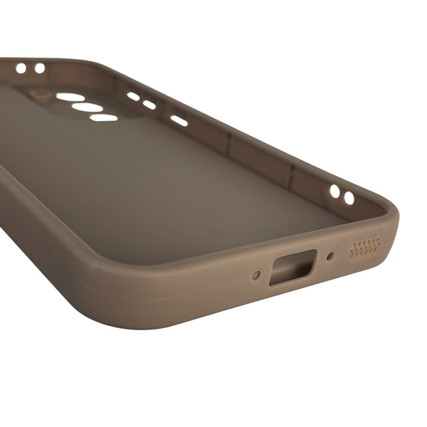 Чохол силіконовий Soft Touch з 3D принтом для Samsung Galaxy A56 (SM-A566B) коричневий (Повний захист камери) 0042021 фото