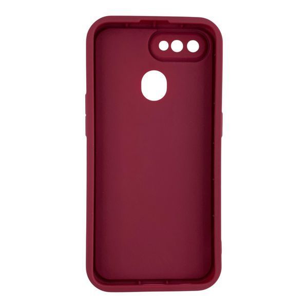 Чехол силиконовый Soft Touch для Oppo A5s бордовый (Полная защита камеры) 0054249 фото