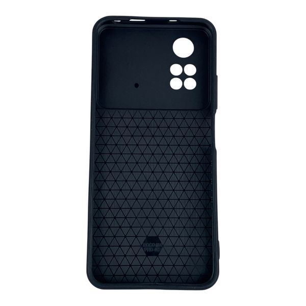 Чохол протиударний для Xiaomi POCO M4 Pro 4G з магнітною пластиною зі шторкою на камері синій 0050831 фото