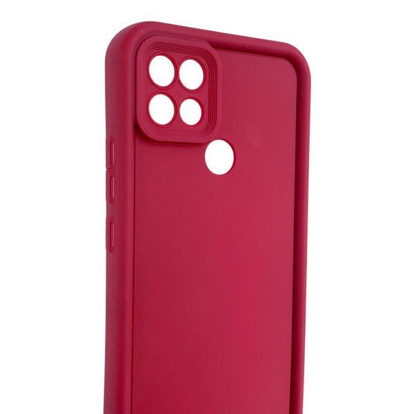 Чохол силіконовий Soft Touch для Oppo A15 бордовий (Повний захист камери) 0054299 фото