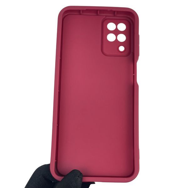 Чохол силіконовий оригінальний Soft Touch з 3D принтом мему сібу для Samsung Galaxy M12 (SM-M127F) бордовий (Повний захист камери) 0047458 фото