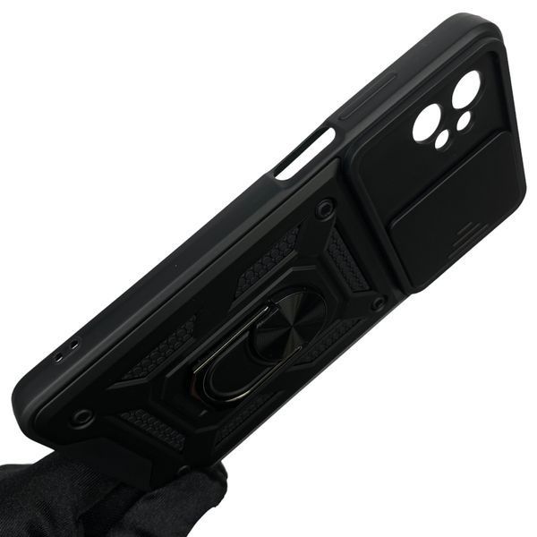 Чехол для Motorola Moto G32 PAUU0013RS бронированный с кольцом со шторкой на моторола г32 чёрный 0001765 фото
