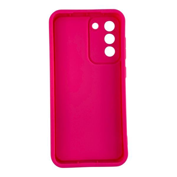 Чехол силиконовый Soft Touch для Samsung Galaxy S21 FE малиновый (Полная защита камеры) 0054028 фото