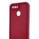 Чехол силиконовый Soft Touch для Oppo A5s бордовый (Полная защита камеры) 0054249 фото 4