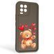 Чехол силиконовый Soft Touch с 3D принтом милый мишка для Realme 8 Pro коричневый (Полная защита камеры) 0044923 фото 1