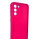 Чехол силиконовый Soft Touch для Samsung Galaxy S21 FE малиновый (Полная защита камеры) 0054028 фото 3