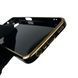 Чохол для OPPO A36 з кільцем-підставкою із золотою окантовкою на оппо а36 чорний gs1 0021012 фото 3