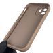 Чехол силиконовый оригинальный Soft Touch с 3D принтом смешного теда мишки для Apple iPhone 12 коричневый (Полная защита камеры) 0048393 фото 3