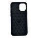 Чехол для телефона Apple iPhone 12 Mini карбоновый противоударный с высокими бортами черный 0051728 фото 4