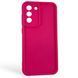 Чехол силиконовый Soft Touch для Samsung Galaxy S21 FE малиновый (Полная защита камеры) 0054028 фото 1