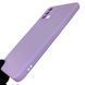Чехол для OPPO F19 однотонный с квадратными гранями с защитой камеры на оппо ф19 сиреневый 0001260 фото 3