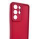 Чохол силіконовий Soft Touch для Samsung Galaxy S26 Ultra бордовий (Повний захист камери) 0053928 фото 3