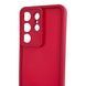 Чохол силіконовий Soft Touch для Samsung Galaxy S26 Ultra бордовий (Повний захист камери) 0053928 фото 4