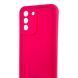 Чехол силиконовый Soft Touch для Samsung Galaxy S21 FE малиновый (Полная защита камеры) 0054028 фото 4