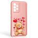 Чехол силиконовый Soft Touch с 3D принтом милый мишка для Samsung Galaxy A53 5G (SM-A536E) розовый (Полная защита камеры) 0044808 фото 1
